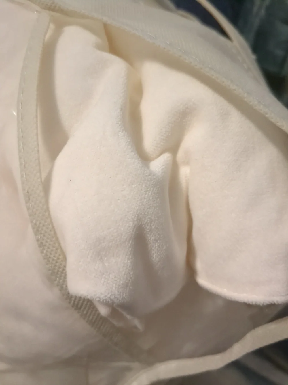 Velvet Comforter and Sham Set - Threshold, cream, full/queen